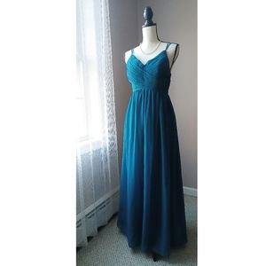 Women's Lace Detail Evening Prom Bridesmaid Dress
